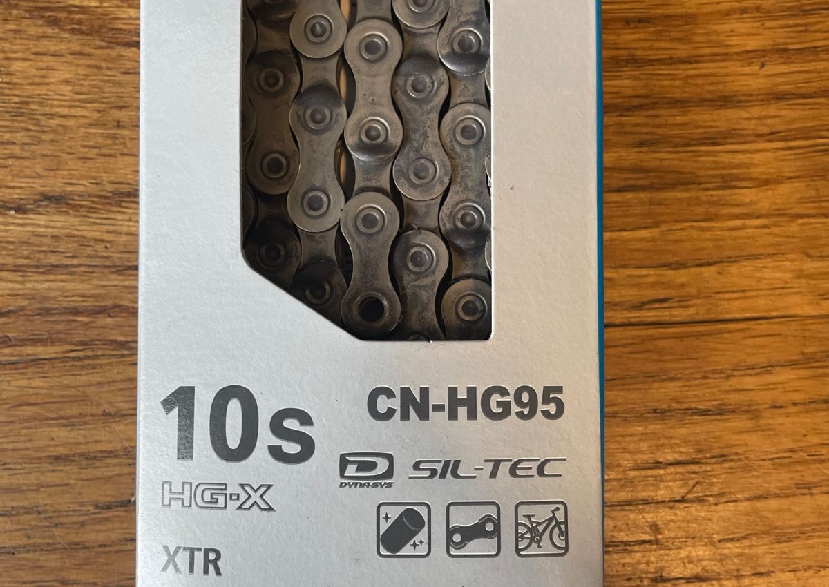 Shimano HG95 Kette, 10f. 116L, gewachst mit Silca Secret Chain Blend