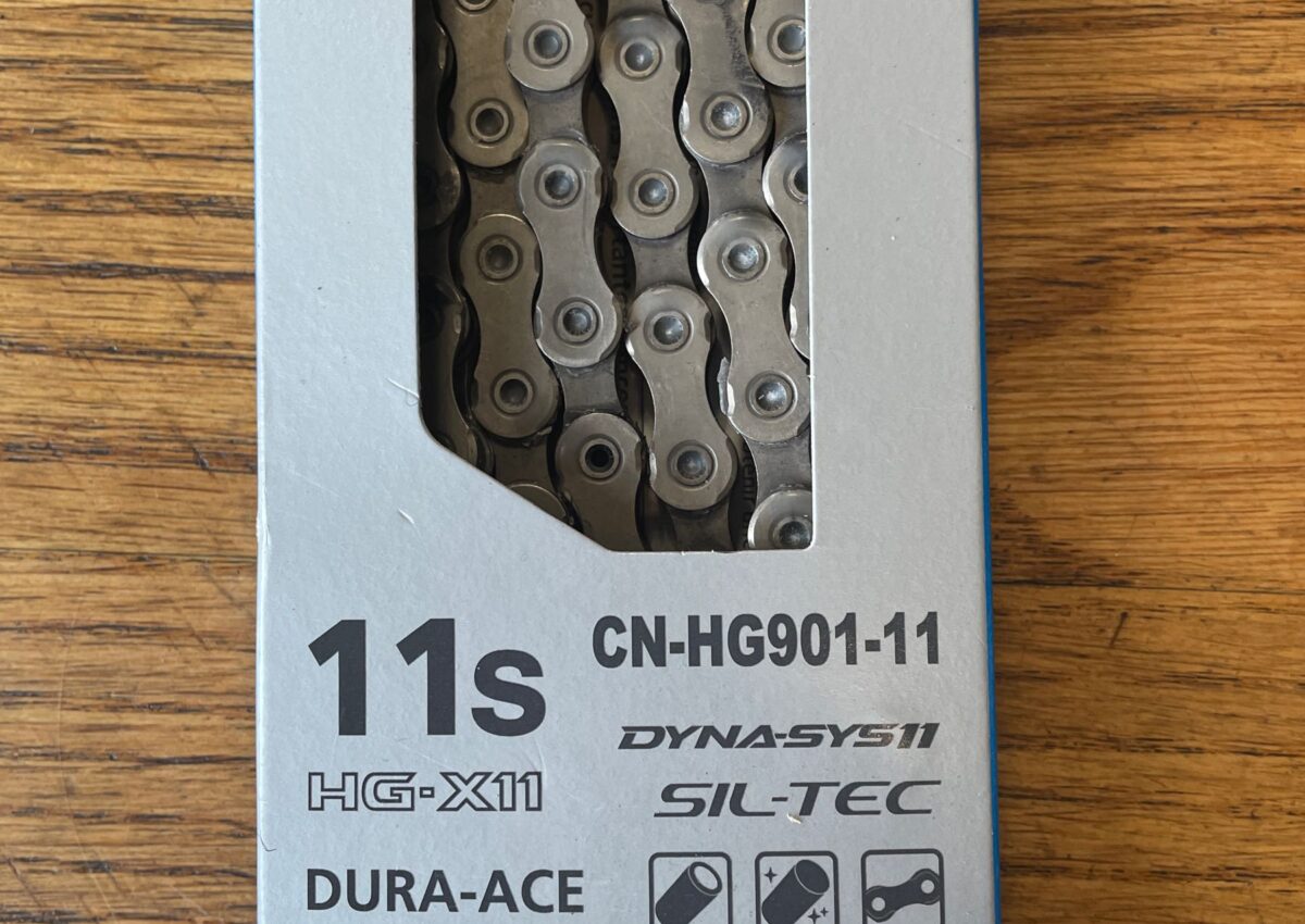 Shimano Kette HG-901 11f. 116L. gewachst mit Silca Secret Chain Blend